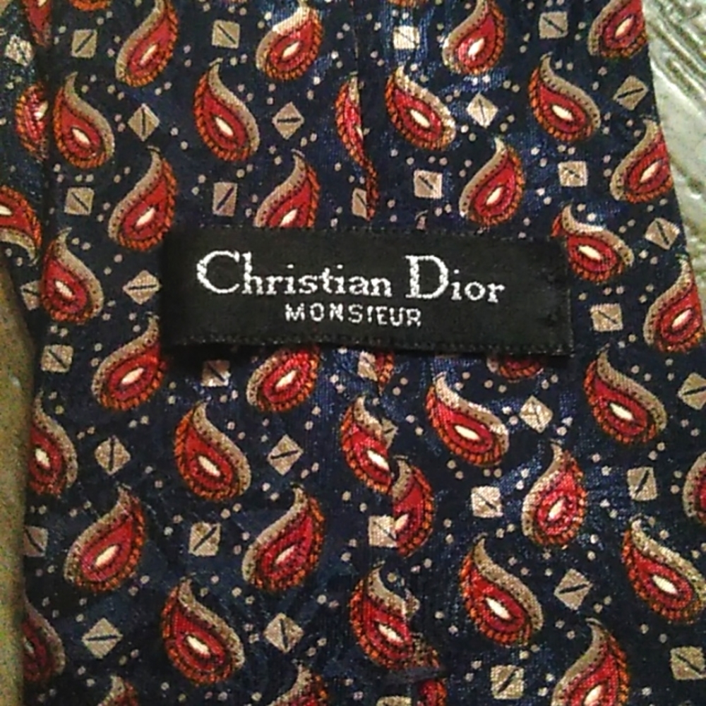 Vintage Monsieur Christian Dior Tie